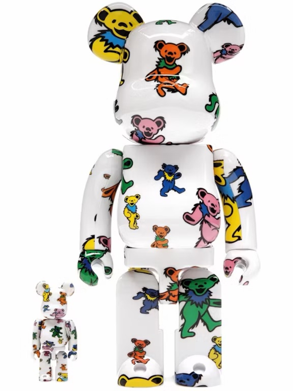 Bearbrick x Grateful Dead dancing beat 100% and 400% set